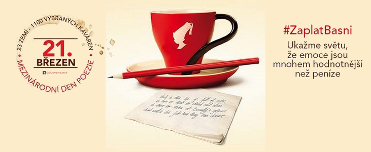 Světový den poezie: Zaplaťte za kávu poezií