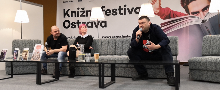 KNIŽNÍ FESTIVAL OSTRAVA 2019 | Kotleta, Fuchs a Sněgoňová aneb Tlustý, ošklivý a malá z Fantastické Epochy