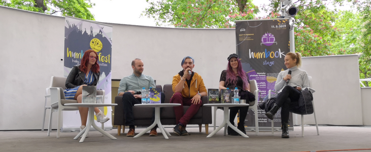 SVĚT KNIHY 2019 |  Spisovatelé Šardická, Tomeš, Bareš a Slováková aneb Young blood v young adult