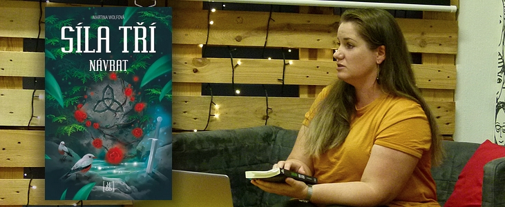 Book!Con 2021 | Martina Wolfová o nové knižní sérii Síla tří